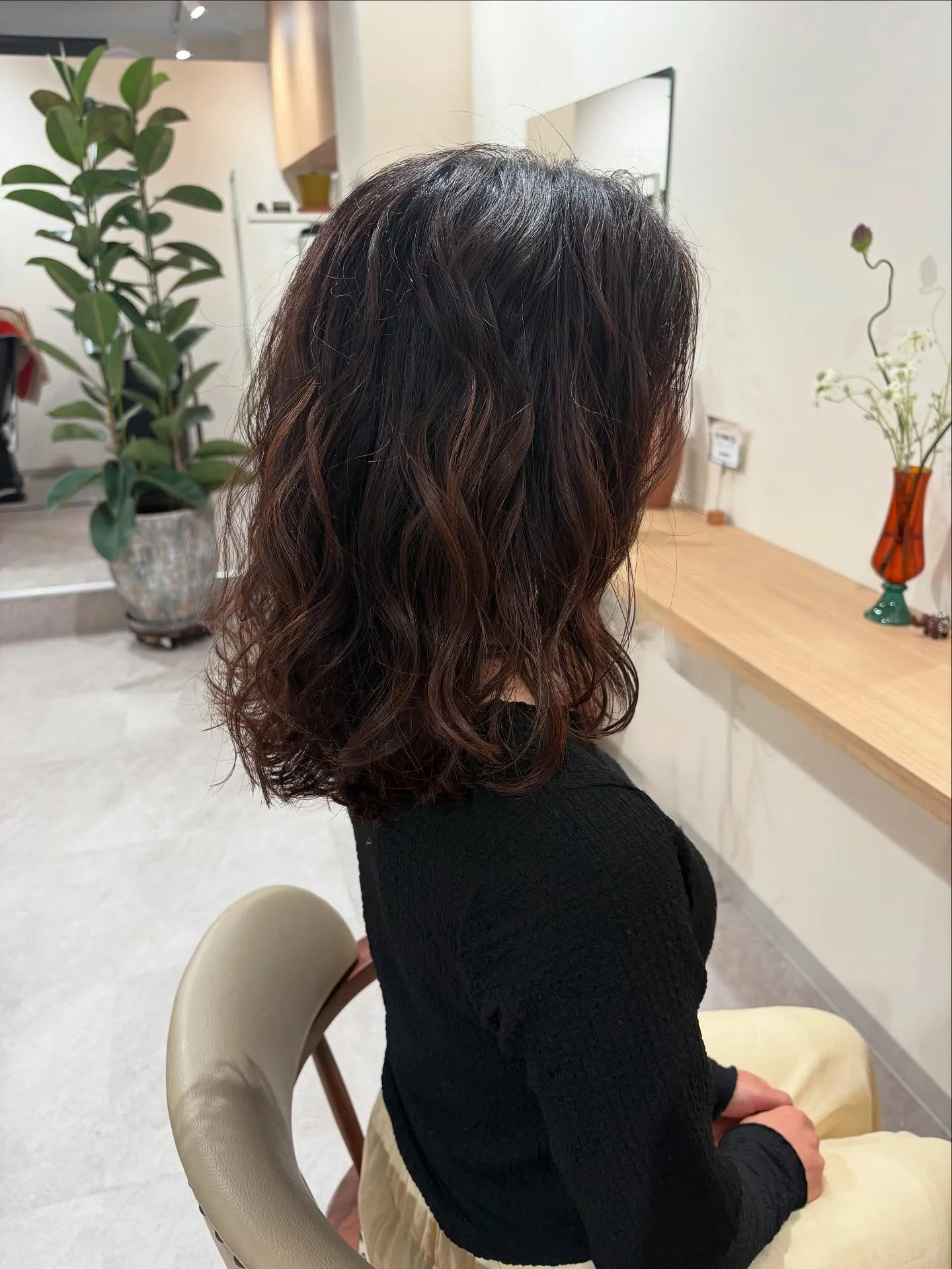 ロングからバッサリイメチェンしました🦋