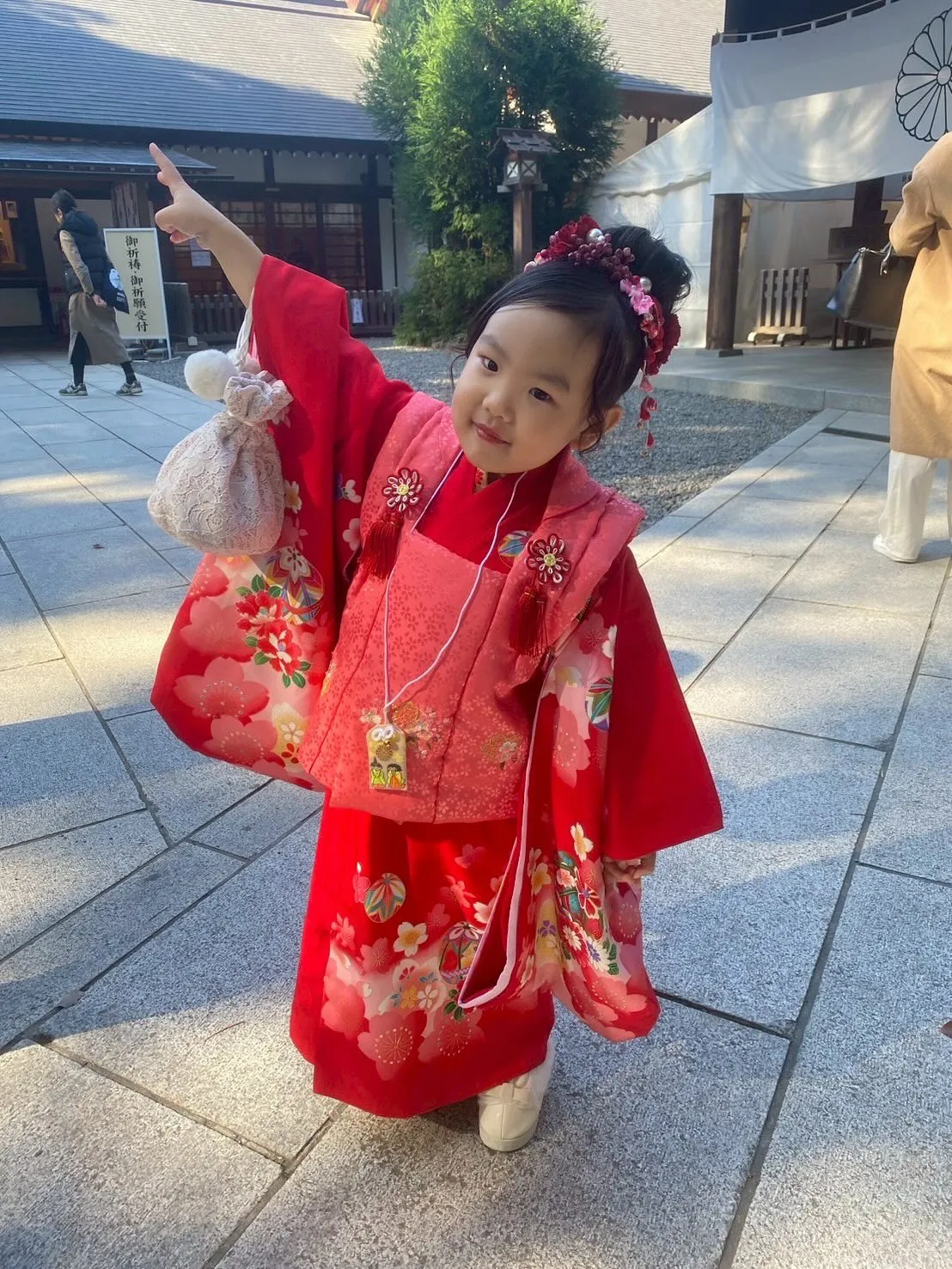 七五三のヘアセット任せてもらってありがとうございました✨