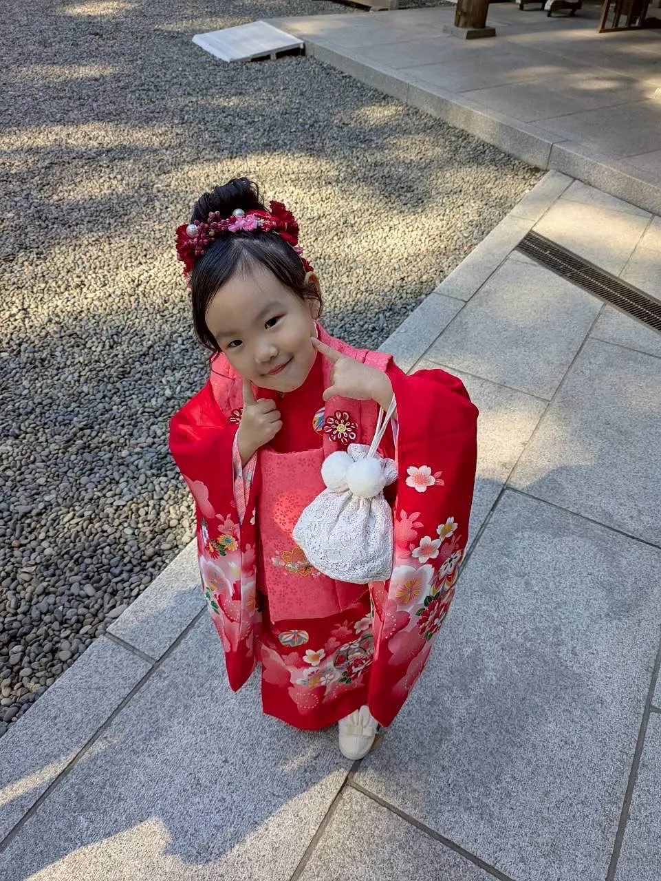 七五三のヘアセット任せてもらってありがとうございました✨