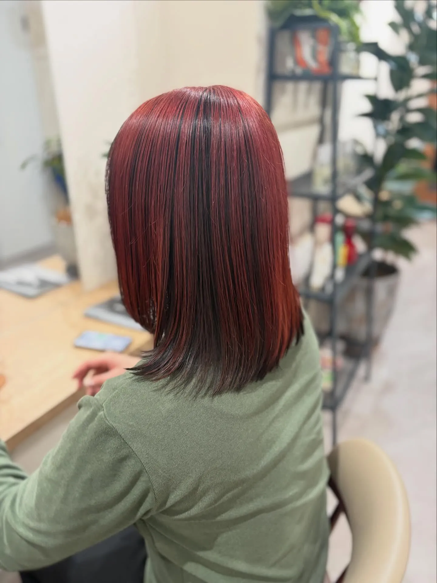 アンブレラカラー×レッドオレンジ🍷