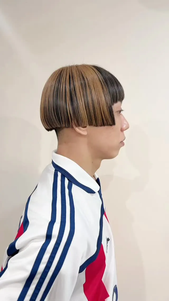 メンズボブ➕プレイングカラー